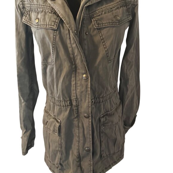 Talula gray hooded snap jacket size XXS - Picture 6 of 7